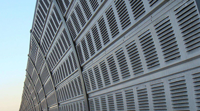 What is meant by acoustic perforated mesh