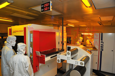 Brief description of the metal etching process